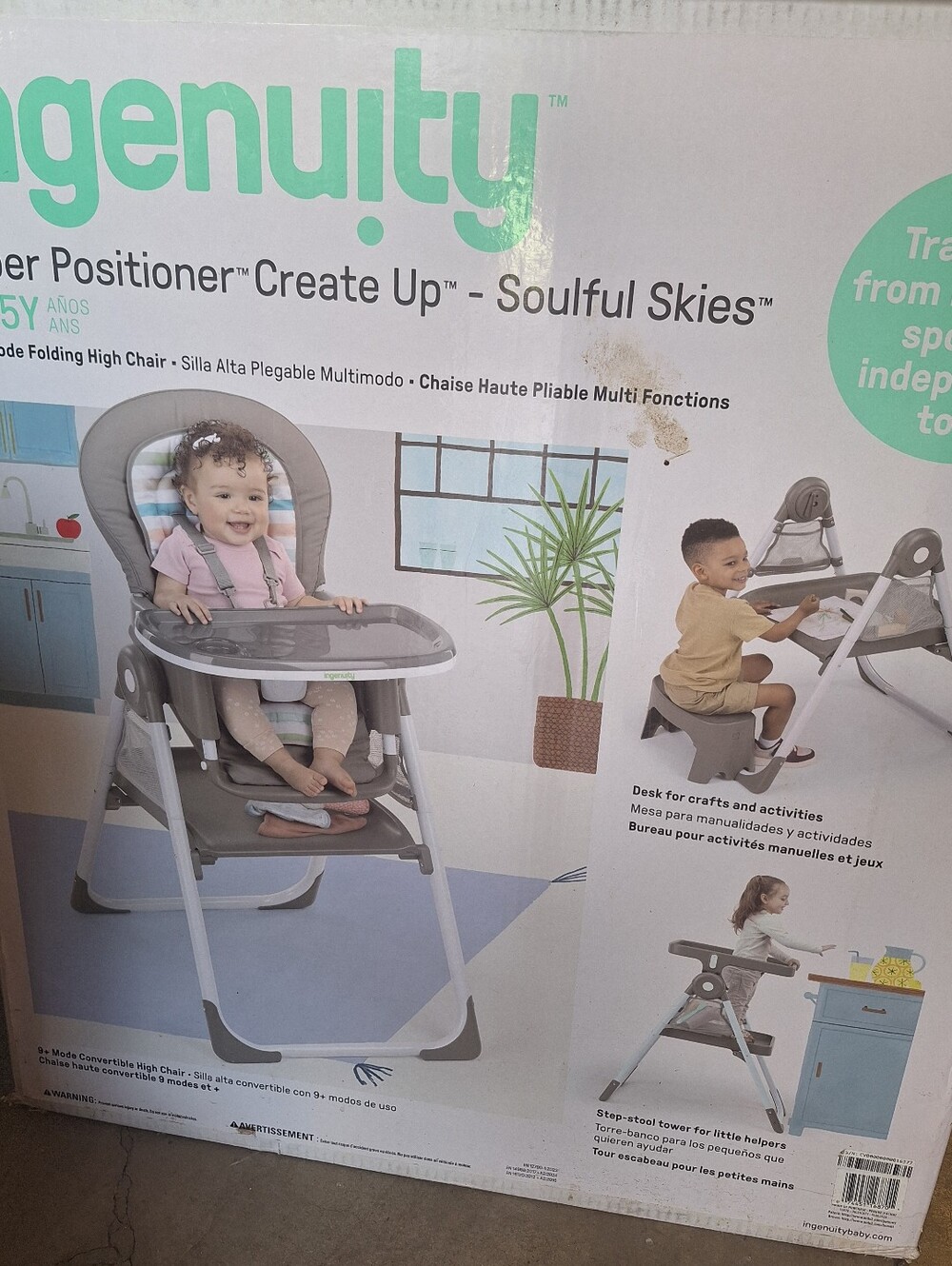 Ingenuity Proper Positioner Create Up Multi-Mode Folding High Chair 0M-5YBrand:
